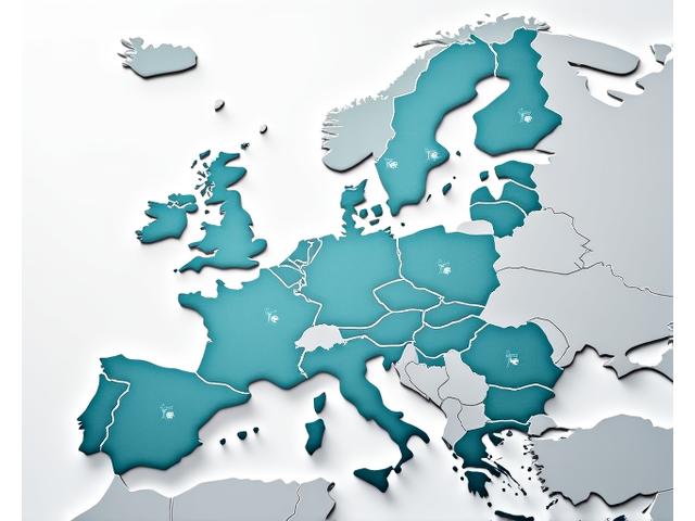 Map displaying dense network of electric vehicle charging stations across Switzerland, Germany, France, Italy, and Austria